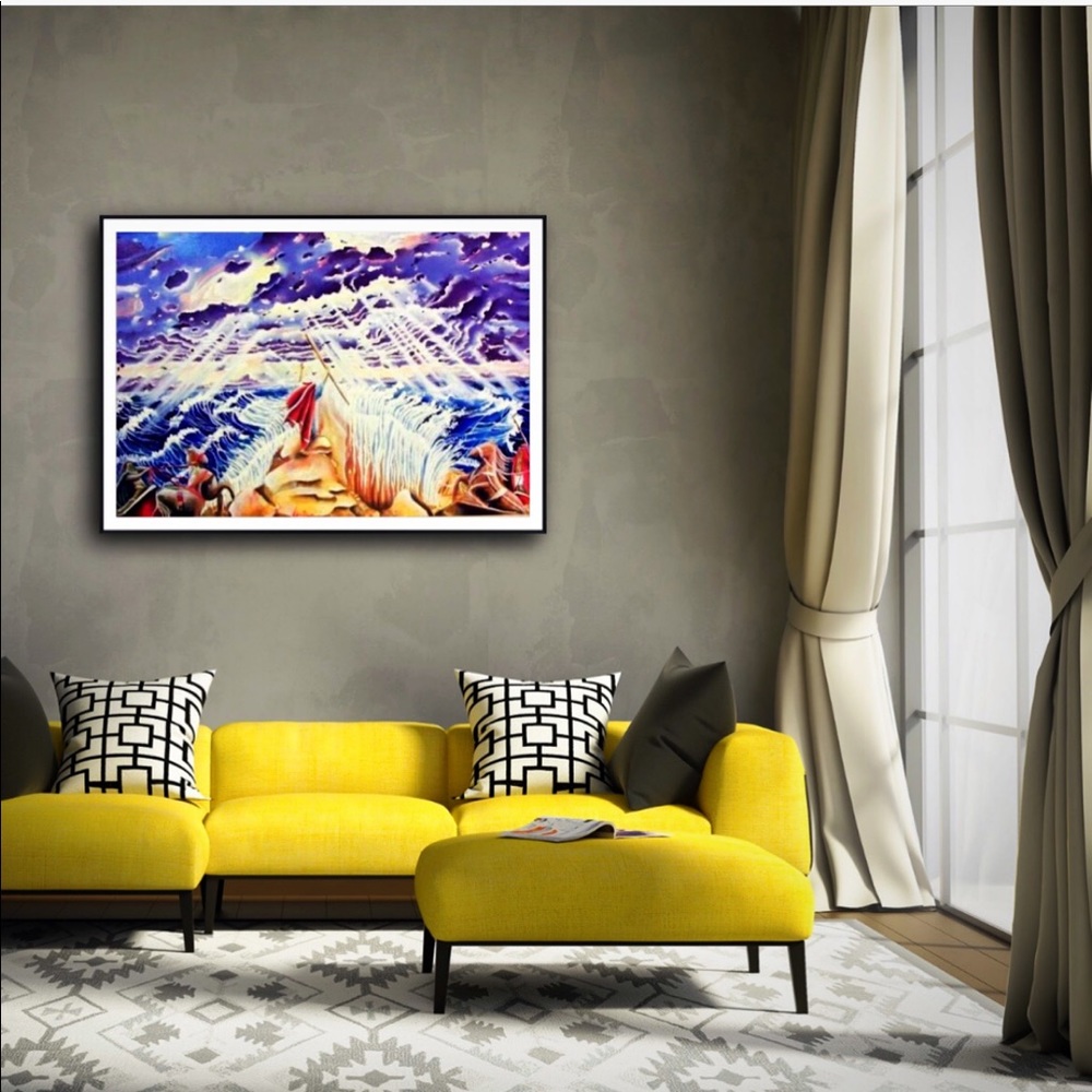 Unframed Art Print 16 x 20 😀💜Shipped Via USPS